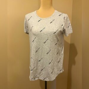 Zyia Gray Graphic Tee, size XS